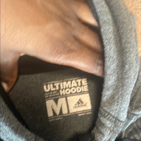 Adidas Ultimate Hoodie in Charcoal - Picture 2 of 7